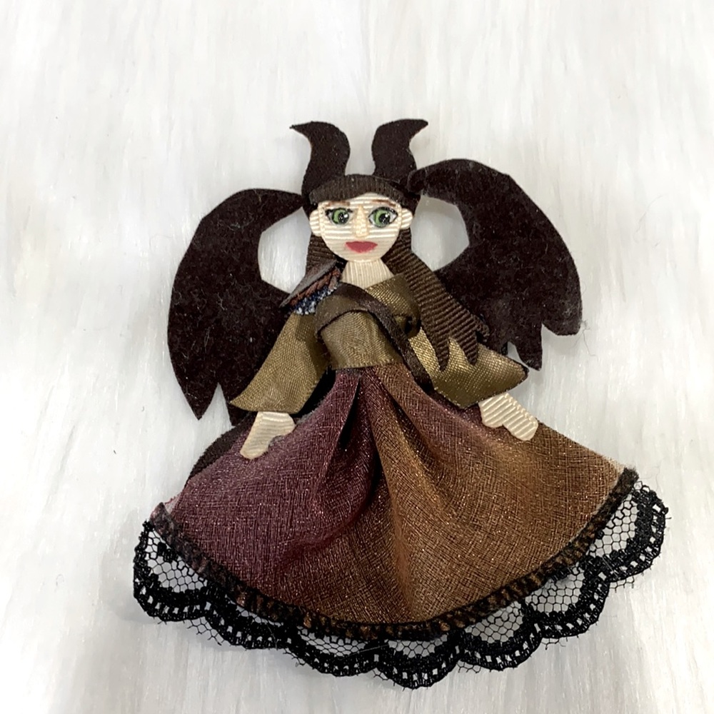 Malificent handmade hair clip